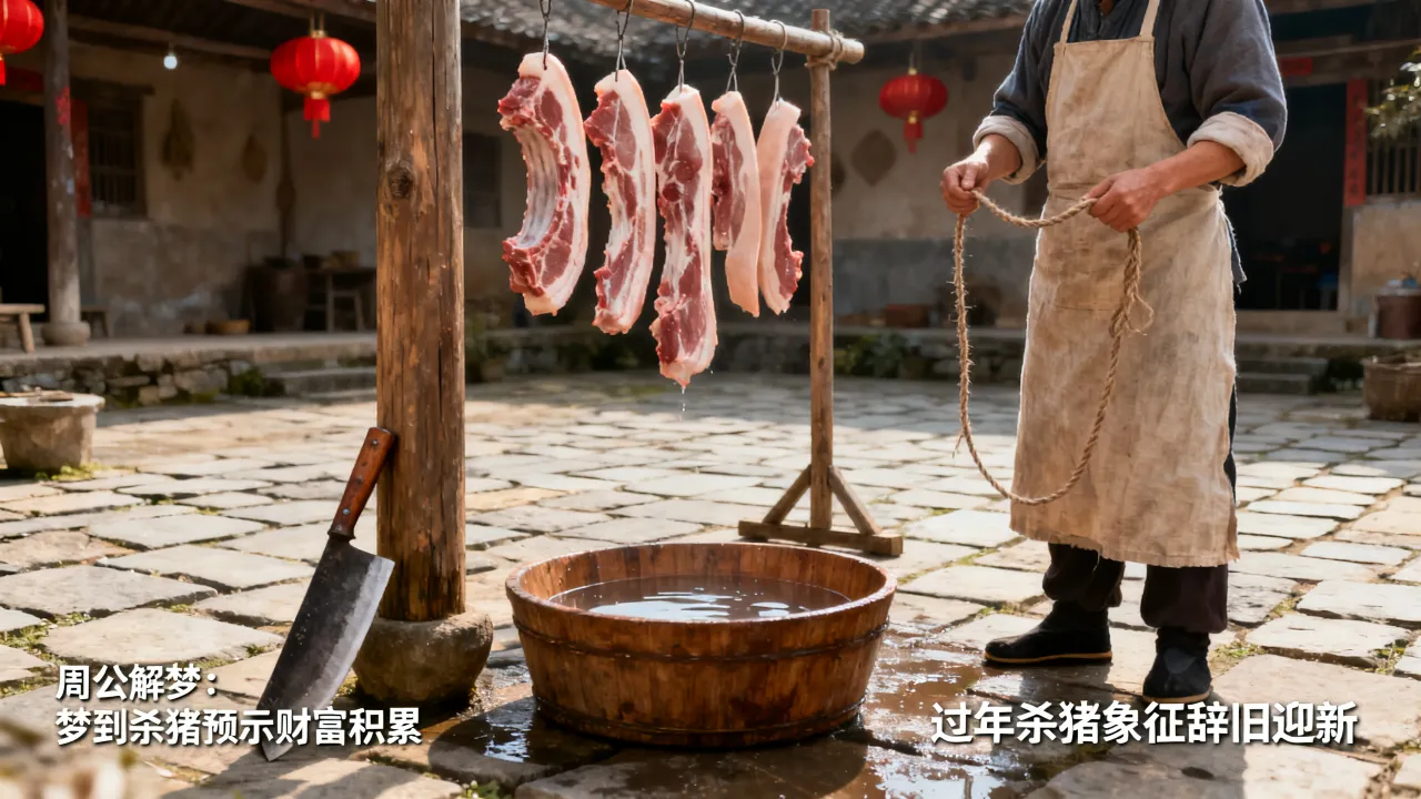 梦到过年杀猪意味着什么,周公解梦有何预兆? 梦到过年杀猪意味着什么,周公解梦有何预兆?
