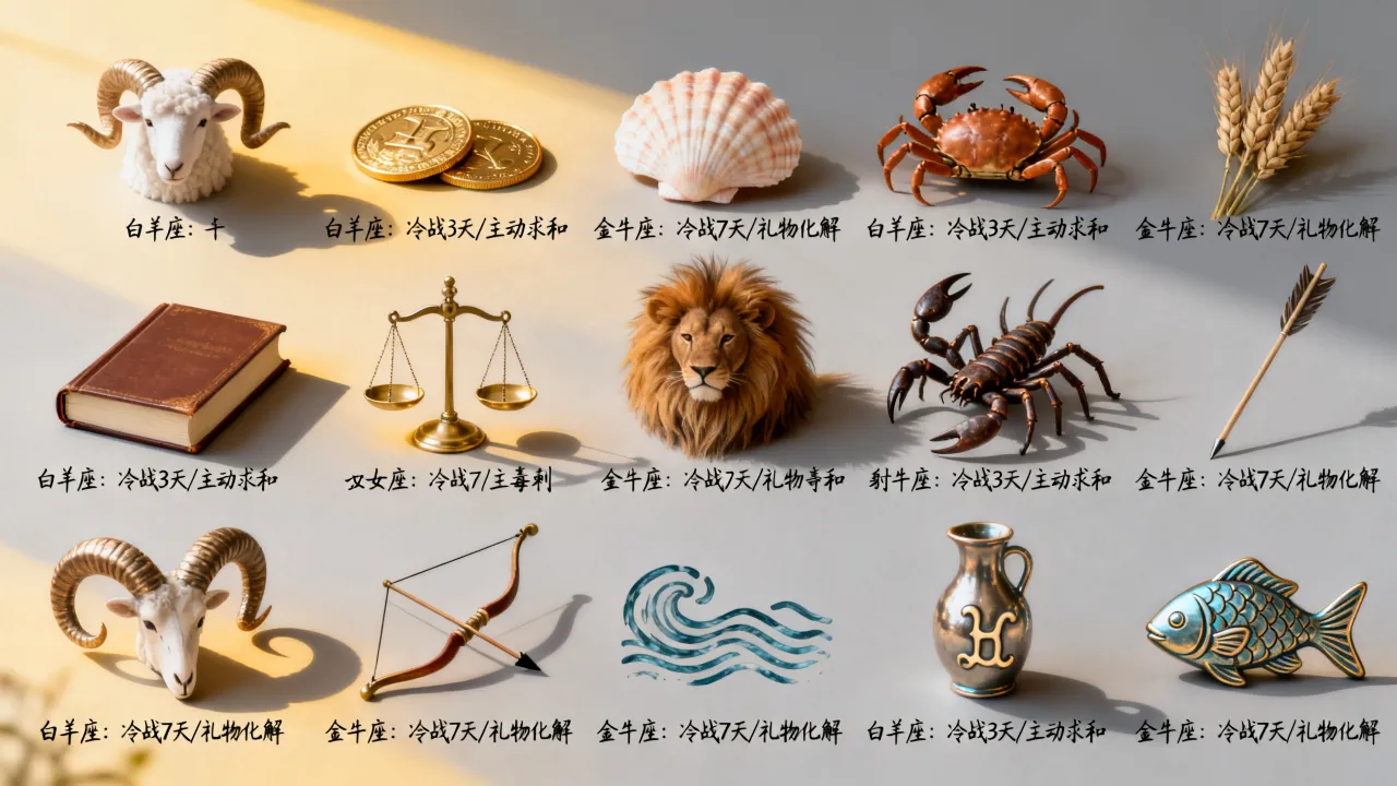 十二星座冷战多久?十二星座冷战如何结束? 十二星座冷战多久?十二星座冷战如何结束?