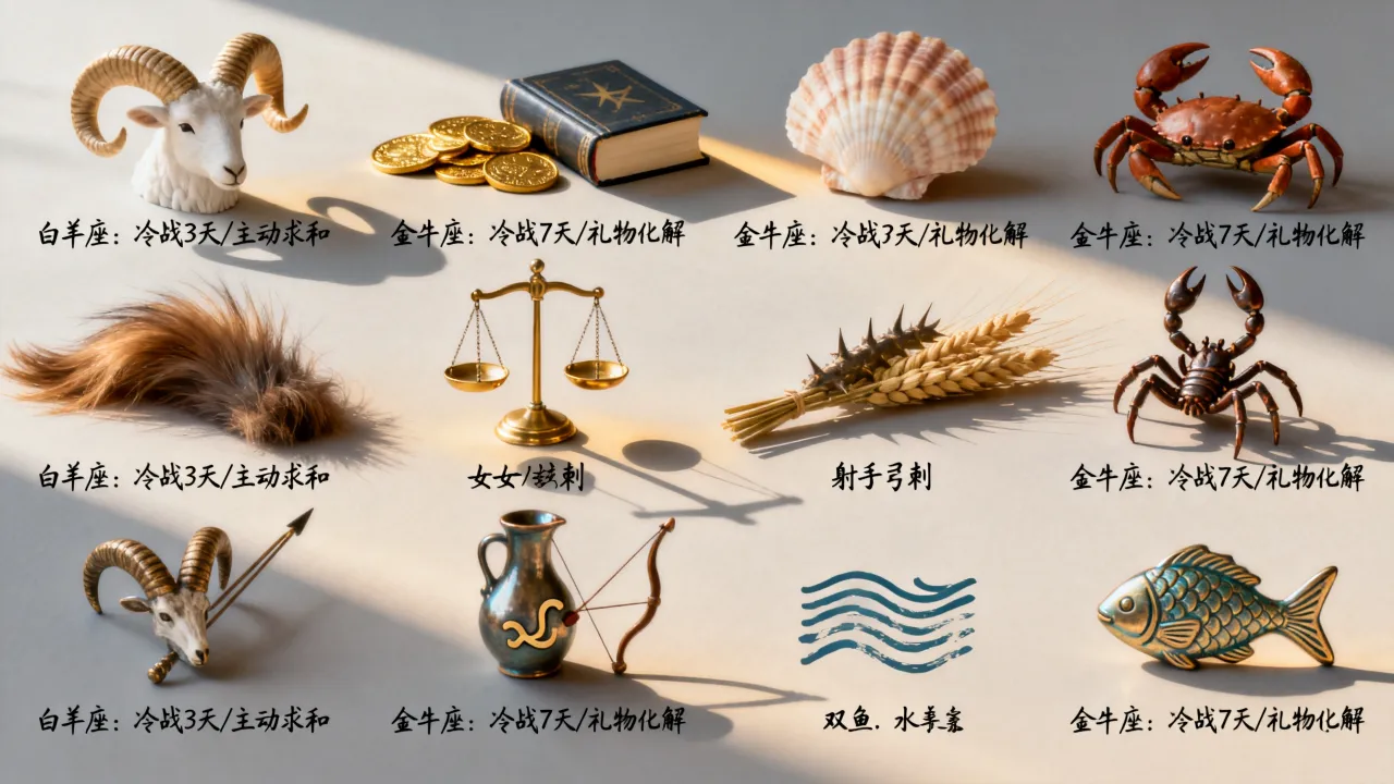 十二星座冷战多久?十二星座冷战如何结束? 十二星座冷战多久?十二星座冷战如何结束?
