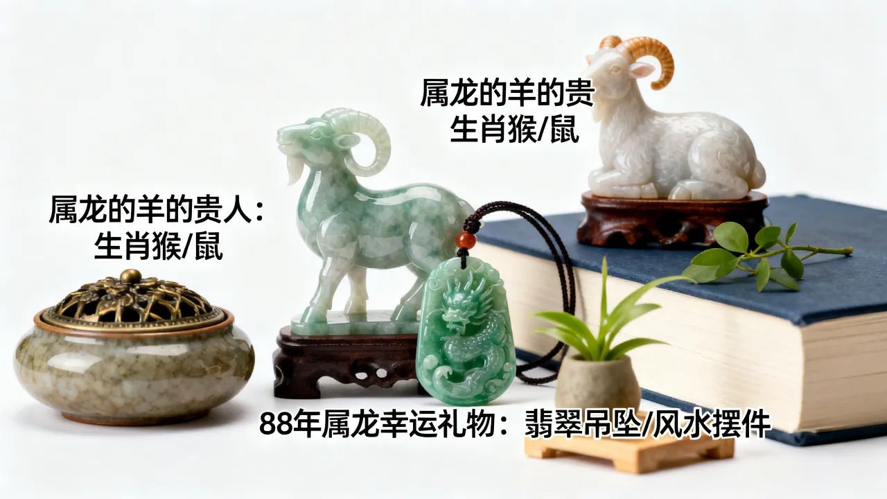 属龙的羊的贵人是谁，88年属龙人幸运礼物选什么？