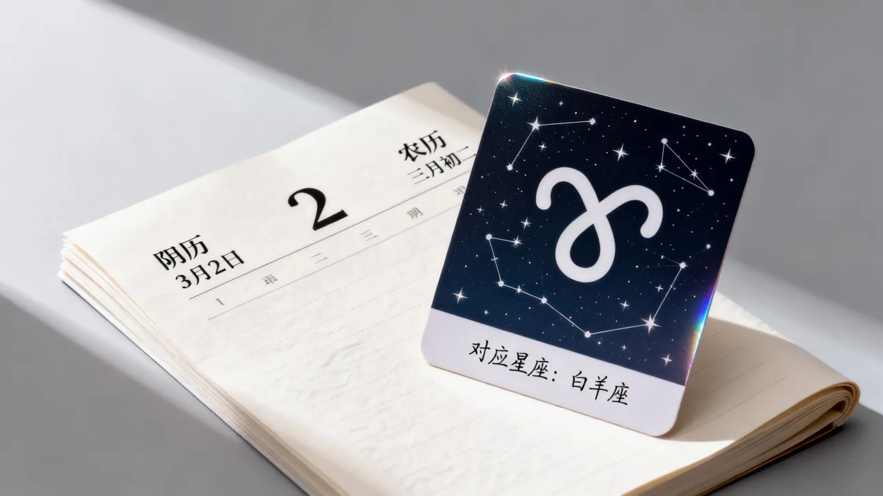 阴历3月2日是什么星座,农历三月初二对应哪个星座? 阴历3月2日是什么星座,农历三月初二对应哪个星座?