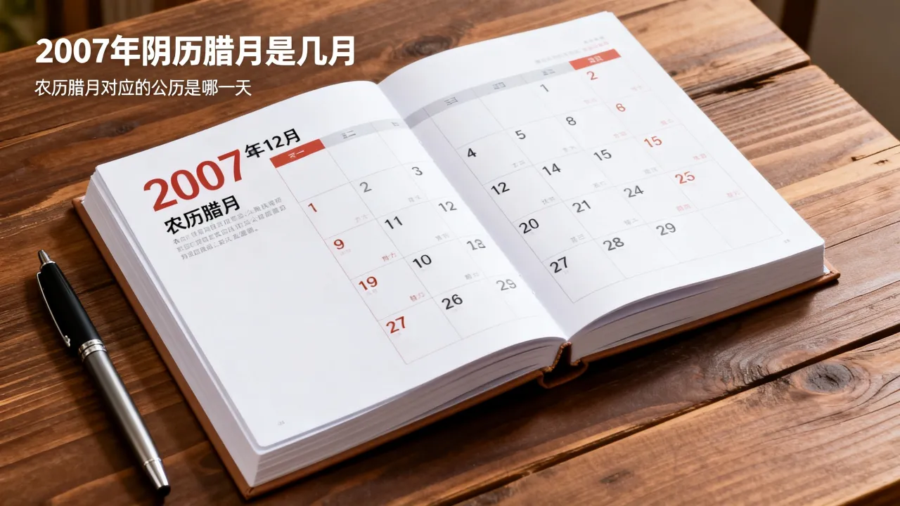 2007年阴历腊月是几月,农历腊月对应的公历是哪一天? 2007年阴历腊月是几月,农历腊月对应的公历是哪一天?