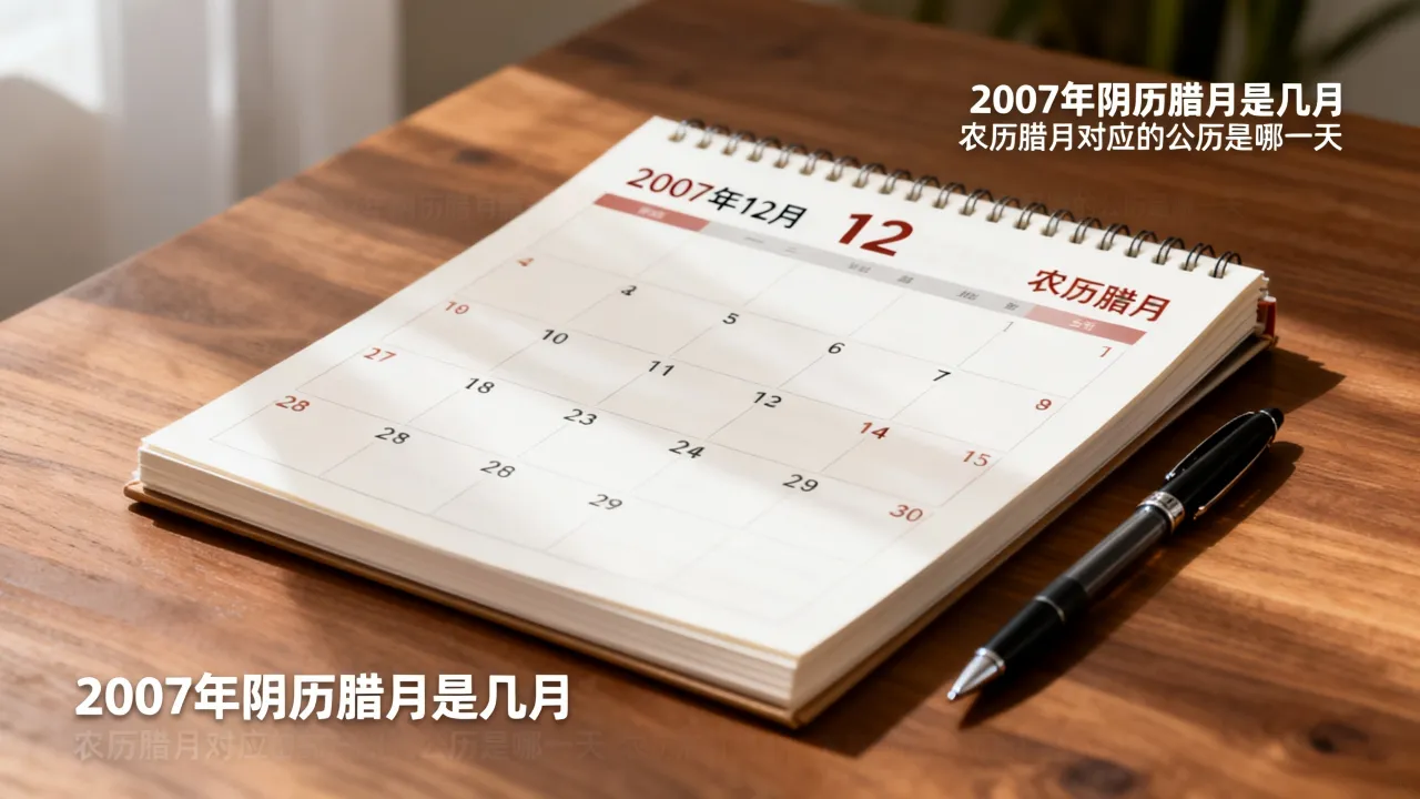 2007年阴历腊月是几月,农历腊月对应的公历是哪一天? 2007年阴历腊月是几月,农历腊月对应的公历是哪一天?