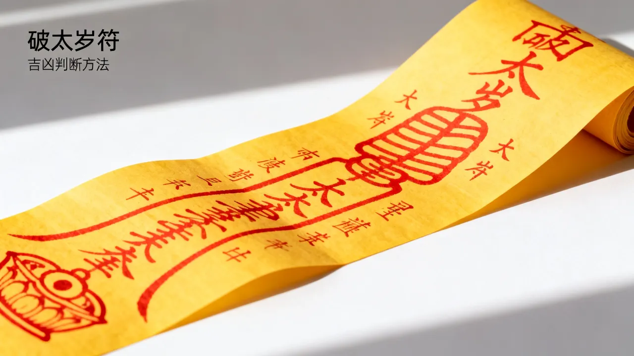 破太岁符怎么看吉凶，破太岁符的吉凶判断方法有哪些？