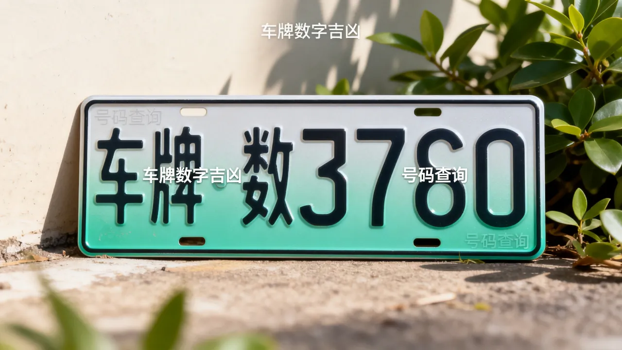 车牌数字怎么看吉凶的，车牌号码数字吉凶查询准吗？