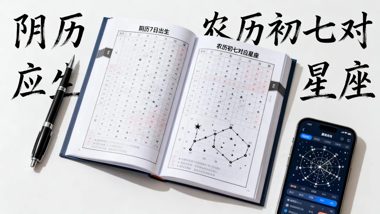 阴历7日出生是什么星座?农历初七对应什么星座怎么查? 阴历7日出生是什么星座?农历初七对应什么星座怎么查?