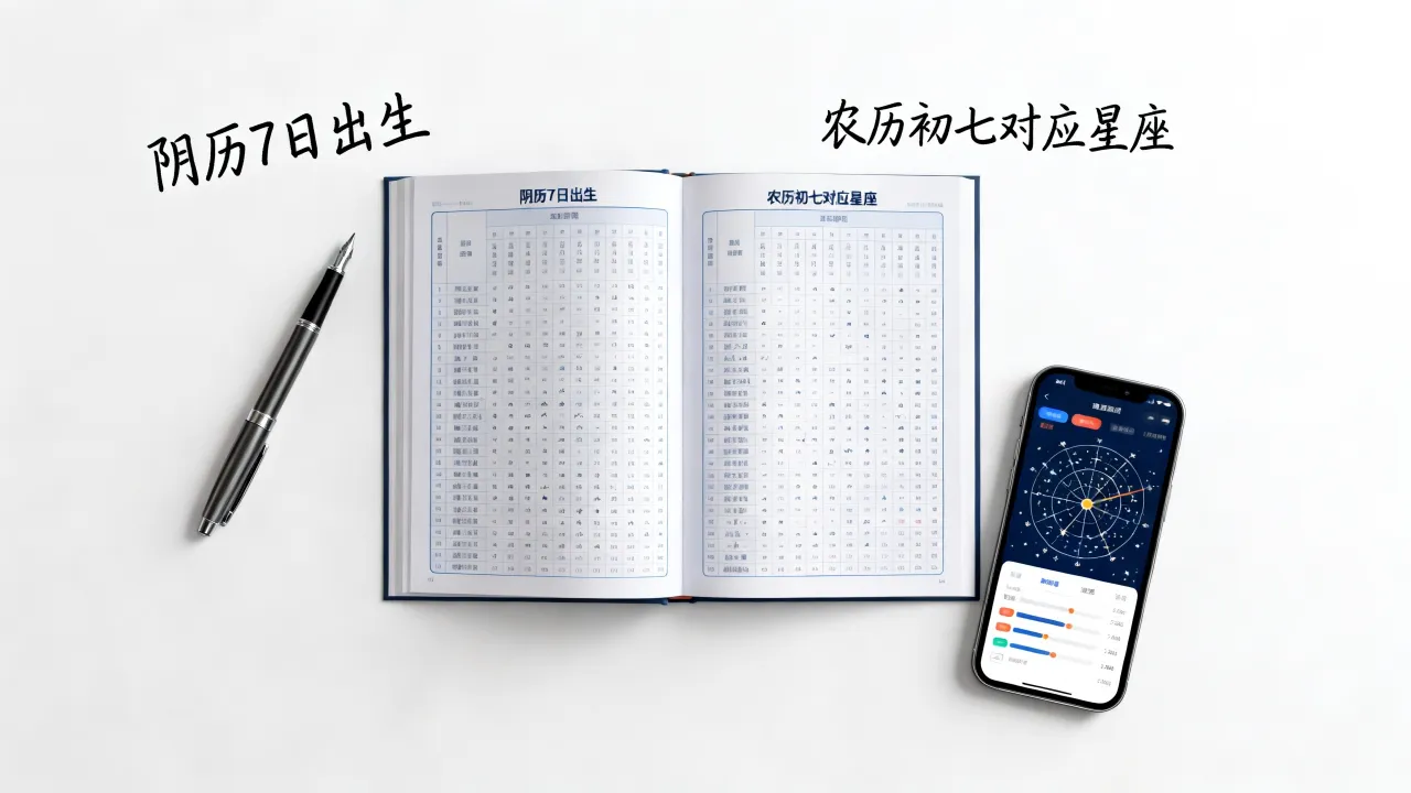阴历7日出生是什么星座?农历初七对应什么星座怎么查? 阴历7日出生是什么星座?农历初七对应什么星座怎么查?