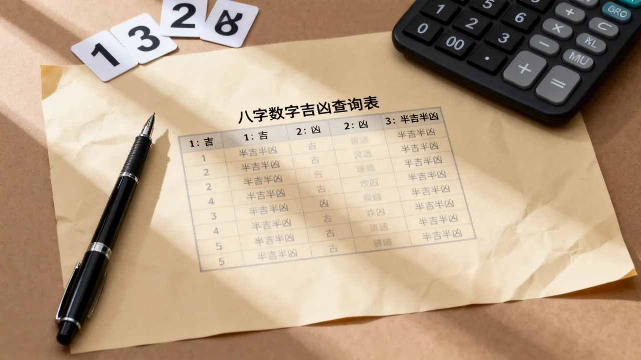 八字数字怎么看吉凶,八字数字吉凶查询表大全 八字数字怎么看吉凶,八字数字吉凶查询表大全