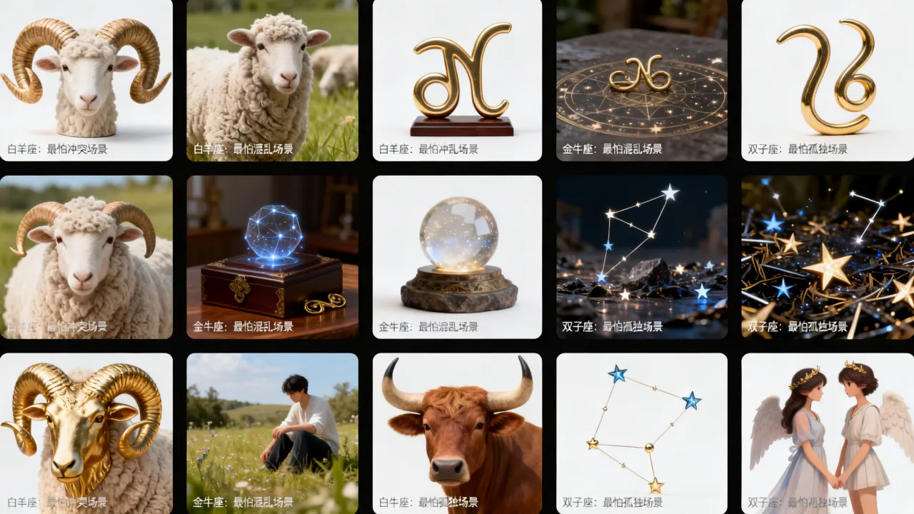 十二星座最怕什么？十二星座最怕什么地方？