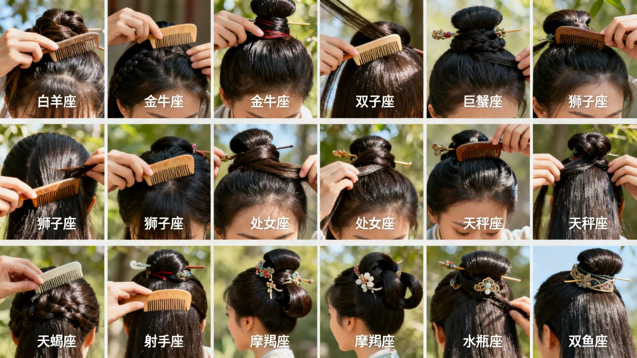 十二星座的古代发型是什么?古代发型怎么梳? 十二星座的古代发型是什么?古代发型怎么梳?