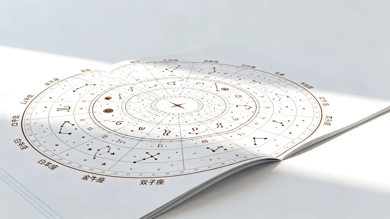 十二星座命盘图片怎么看，星座命盘解析准不准？