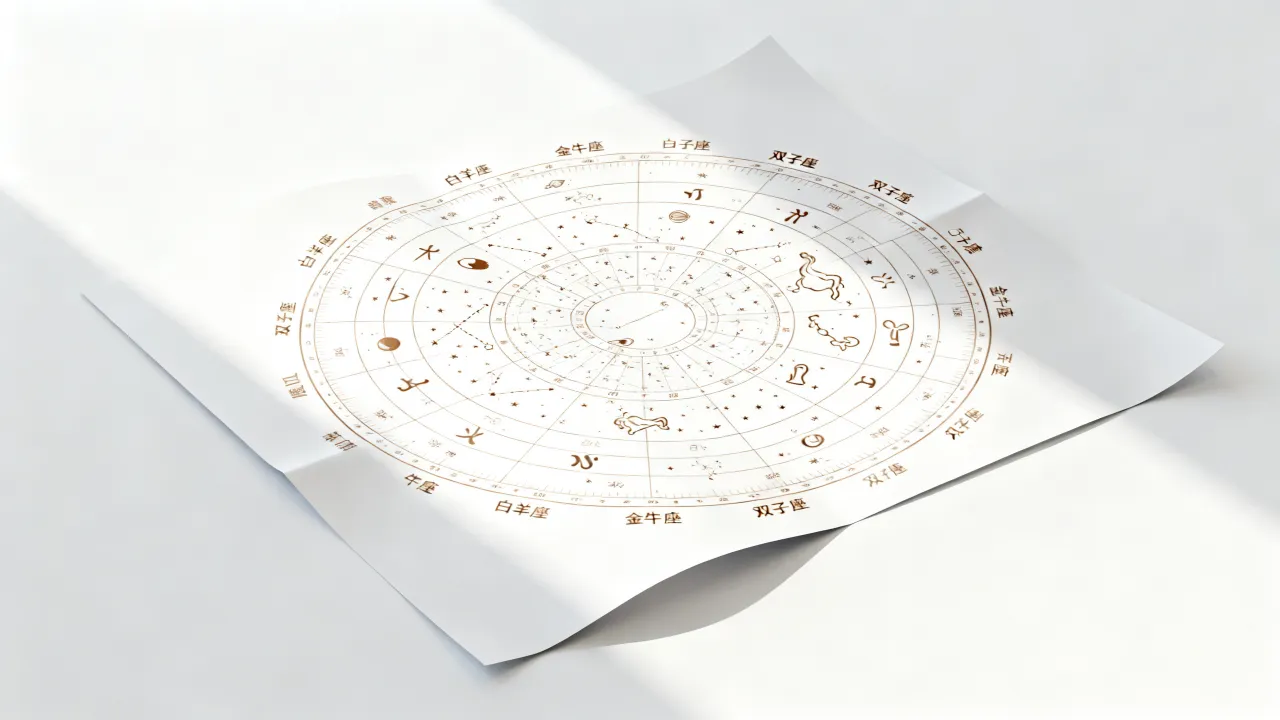 十二星座命盘图片怎么看，星座命盘解析准不准？