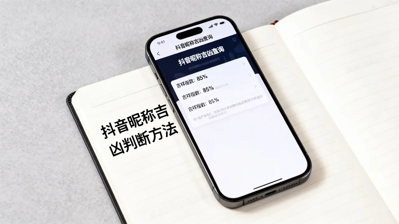 抖音昵称怎么知道吉凶,抖音昵称吉凶查询怎么看? 抖音昵称怎么知道吉凶,抖音昵称吉凶查询怎么看?