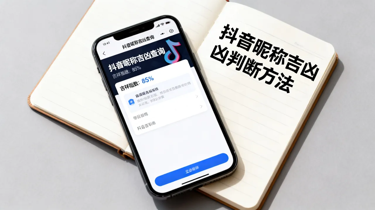 抖音昵称怎么知道吉凶，抖音昵称吉凶查询怎么看？