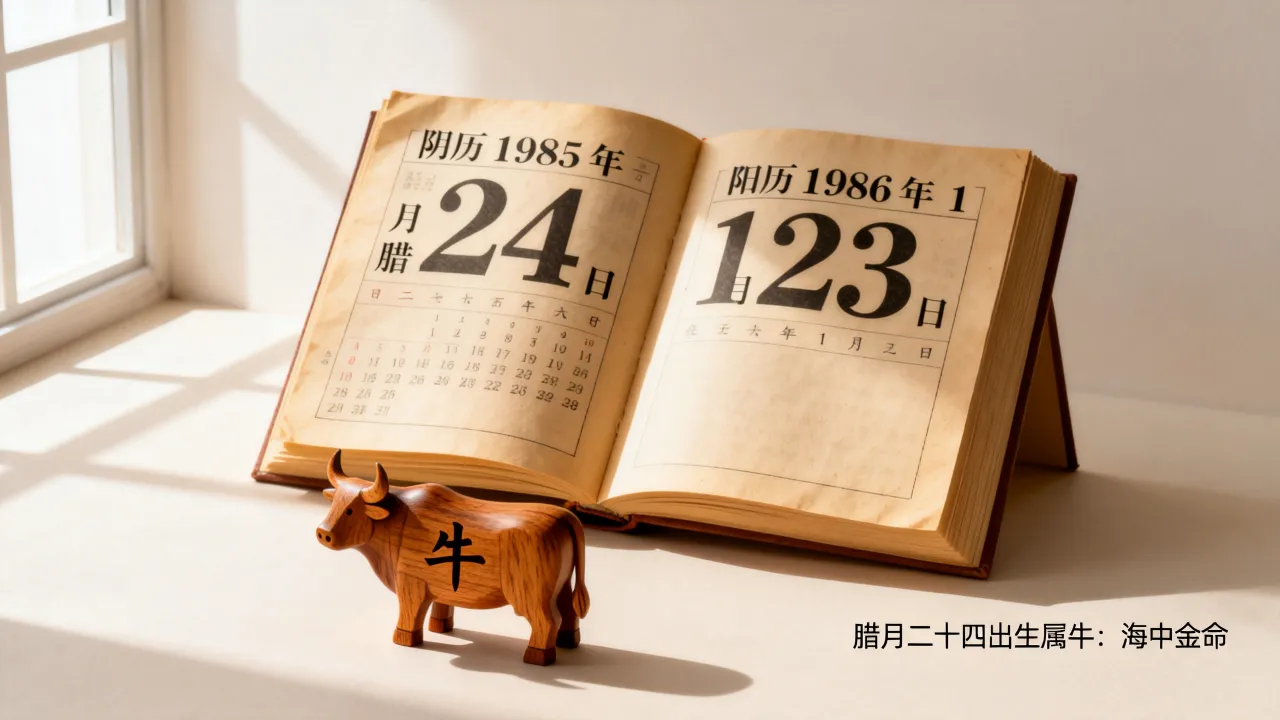 阴历1985年腊月24是阳历几号,腊月二十四出生属牛是什么命 阴历1985年腊月24是阳历几号,腊月二十四出生属牛是什么命