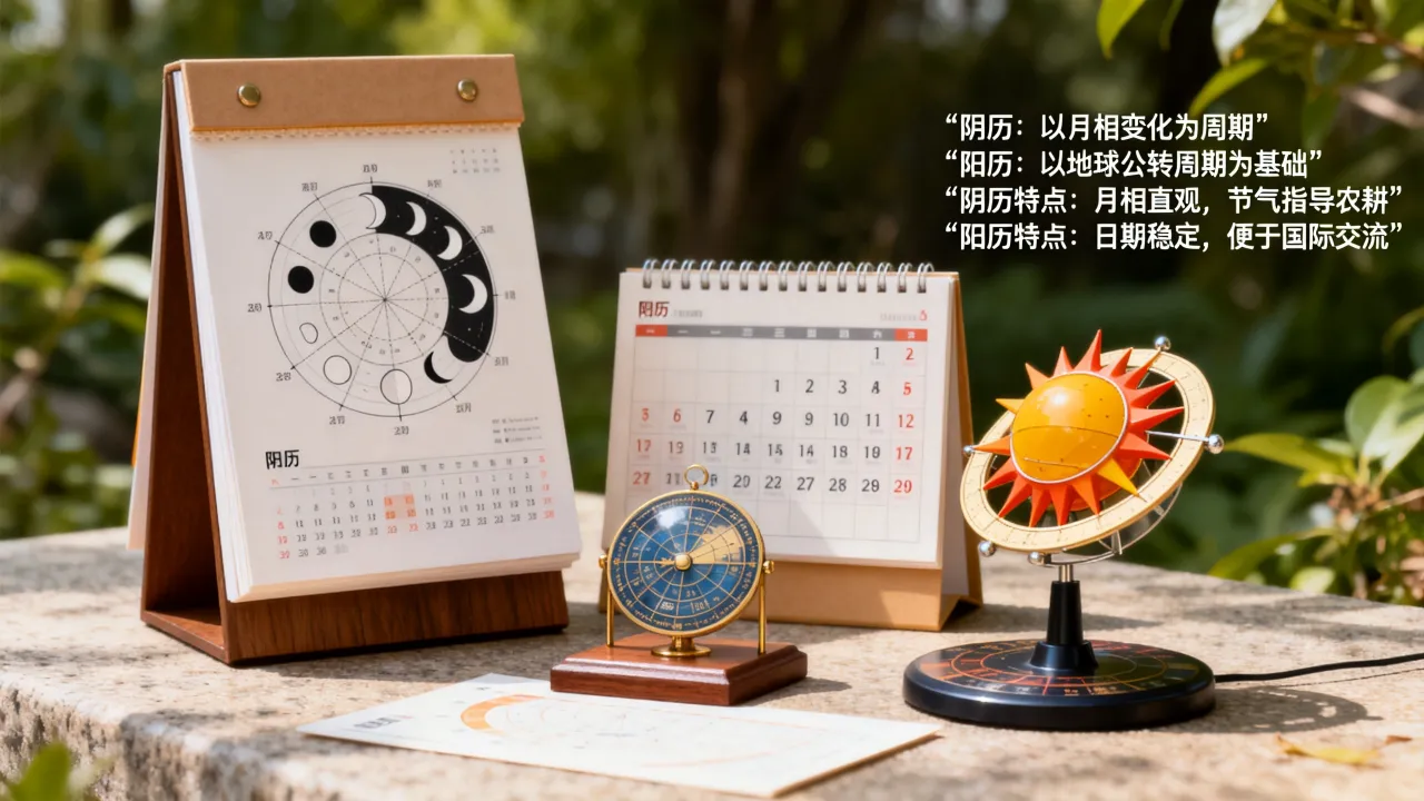 什么是阴历,阴历和阳历的区别是什么以及各自特点? 什么是阴历,阴历和阳历的区别是什么以及各自特点?
