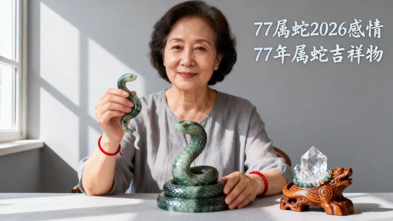 77属蛇2026感情怎么样？77年属蛇的吉祥物有哪些？