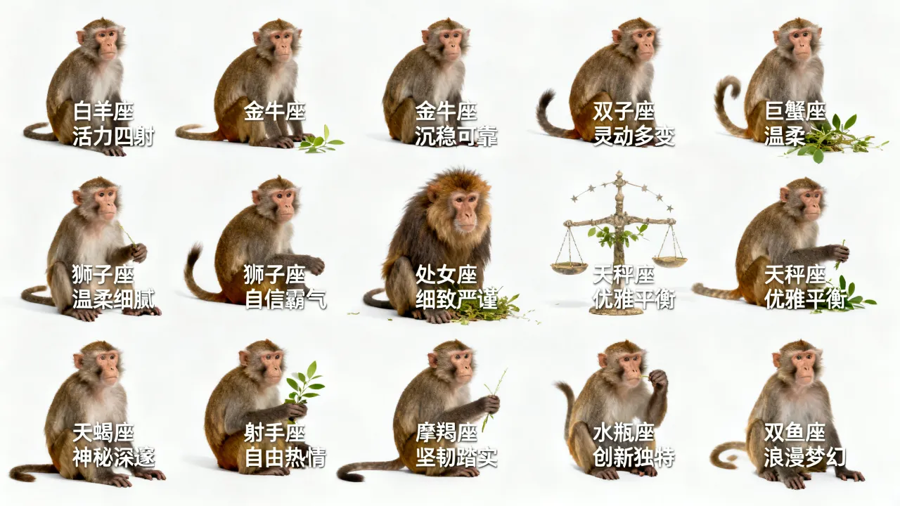 十二星座猴子是什么梗,十二星座猴子代表什么含义 十二星座猴子是什么梗,十二星座猴子代表什么含义