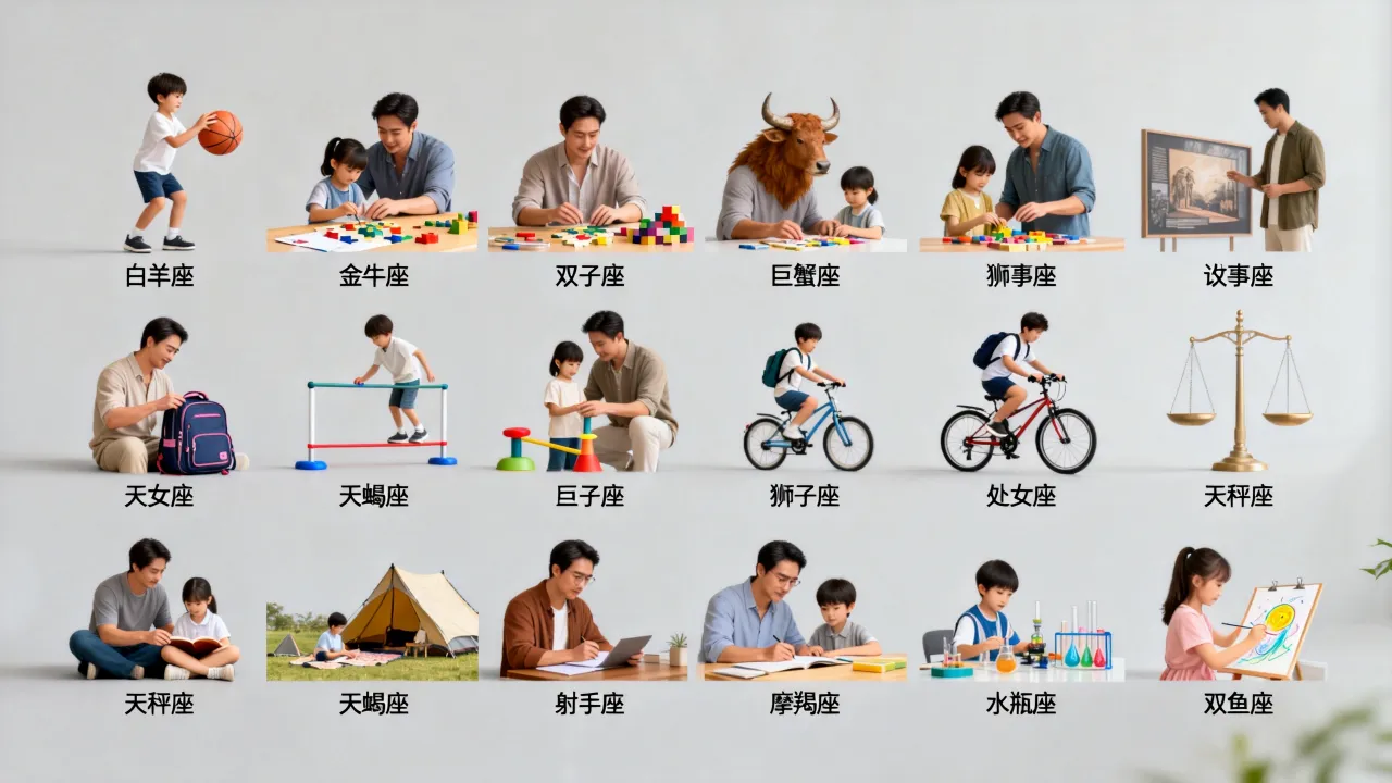 十二星座中谁是最好的父亲？十二星座好父亲排行榜