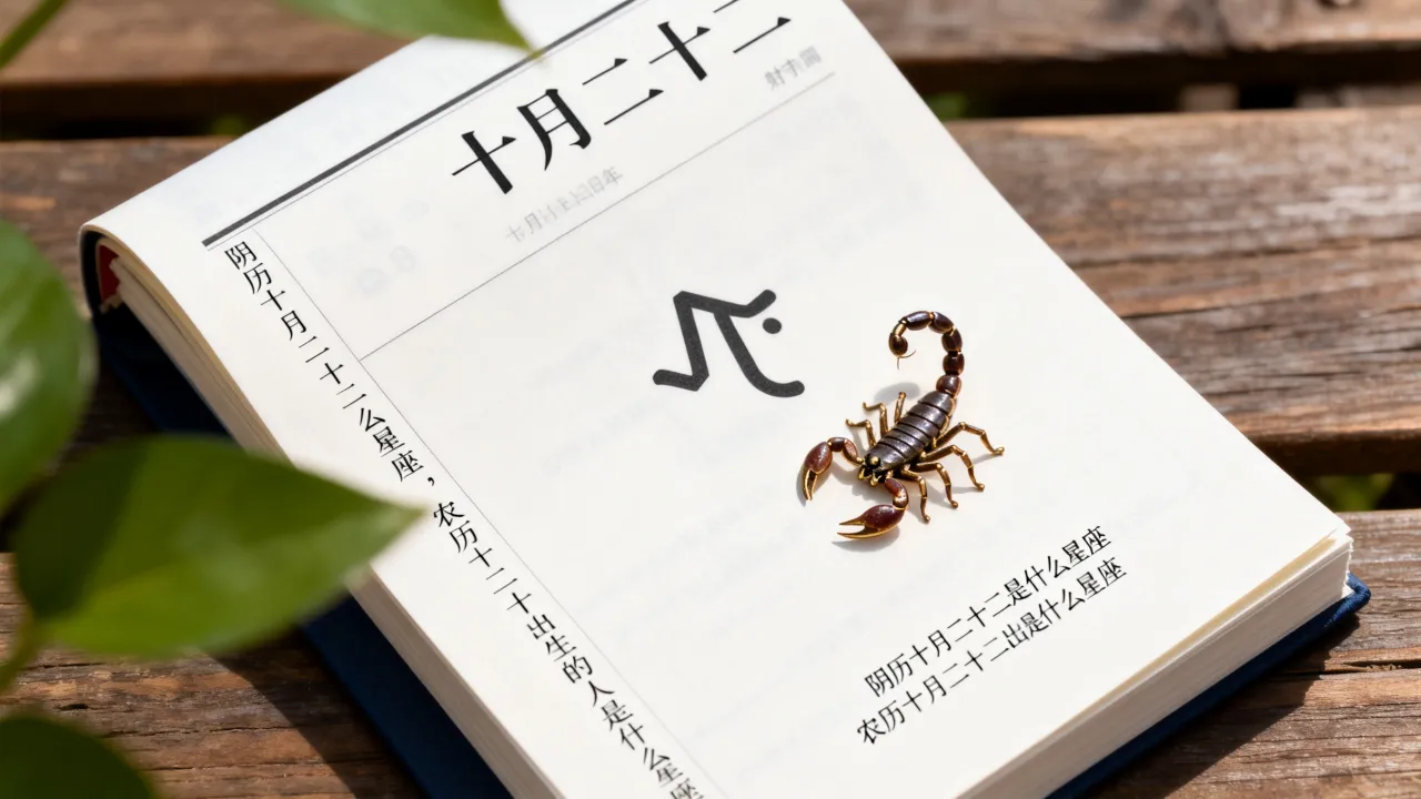 阴历十月二十二是什么星座，农历十月二十二出生的人是什么星座？
