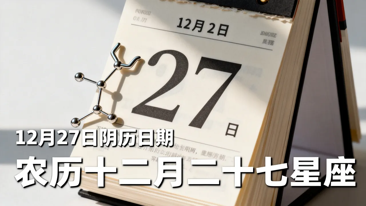 12月27是阴历几月几号,农历十二月二十七是什么星座 12月27是阴历几月几号,农历十二月二十七是什么星座