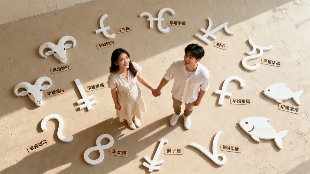十二星座中哪些人早婚?早婚最幸福的星座是哪个? 十二星座中哪些人早婚?早婚最幸福的星座是哪个?