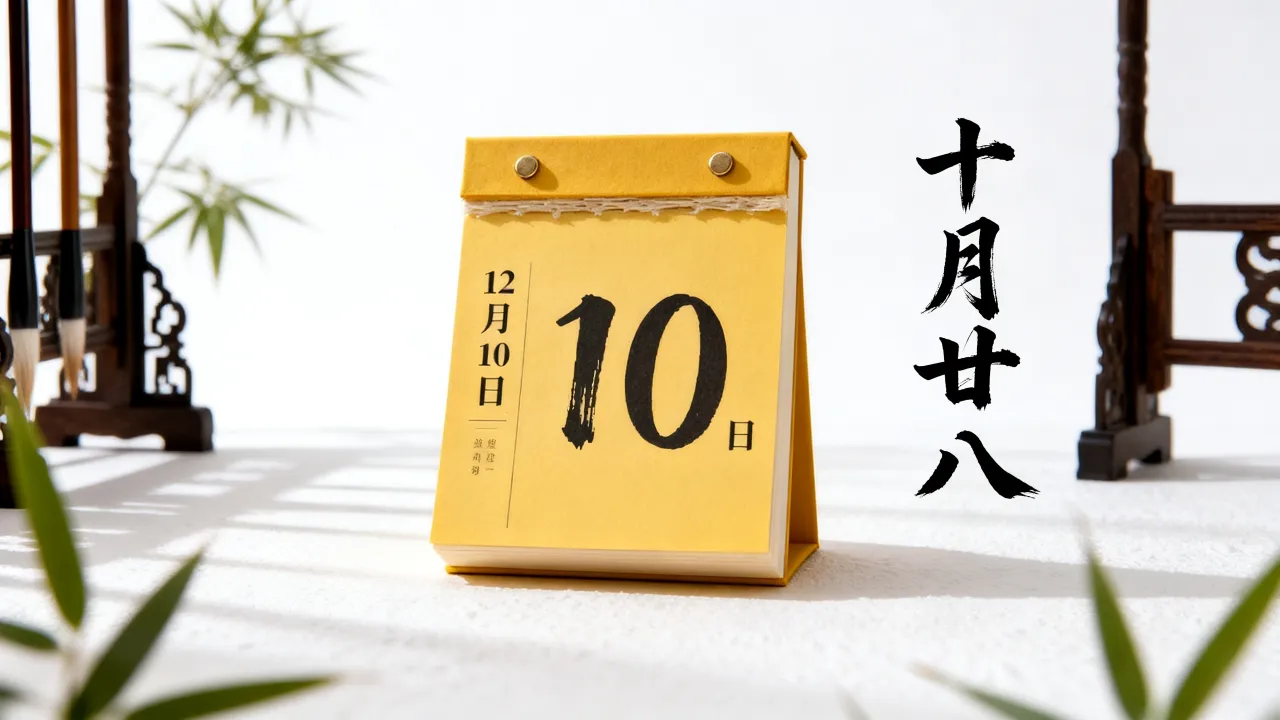 12.10阴历是几月几号?12月10日农历是几月初几? 12.10阴历是几月几号?12月10日农历是几月初几?