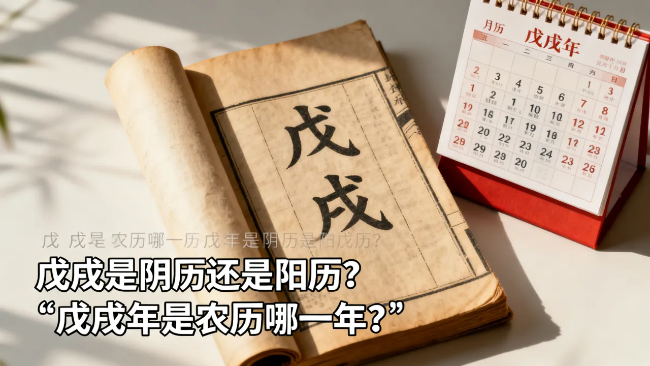 戊戌是阴历还是阳历,戊戌年是农历哪一年? 戊戌是阴历还是阳历,戊戌年是农历哪一年?