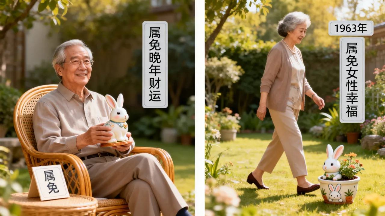 属兔晚年有财运嘛男人性格,1963年属兔女人晚年会幸福吗 属兔晚年有财运嘛男人性格,1963年属兔女人晚年会幸福吗