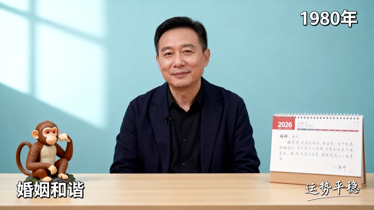 1980年属猴男2026年运势好吗,婚姻运势会幸福吗? 1980年属猴男2026年运势好吗,婚姻运势会幸福吗?