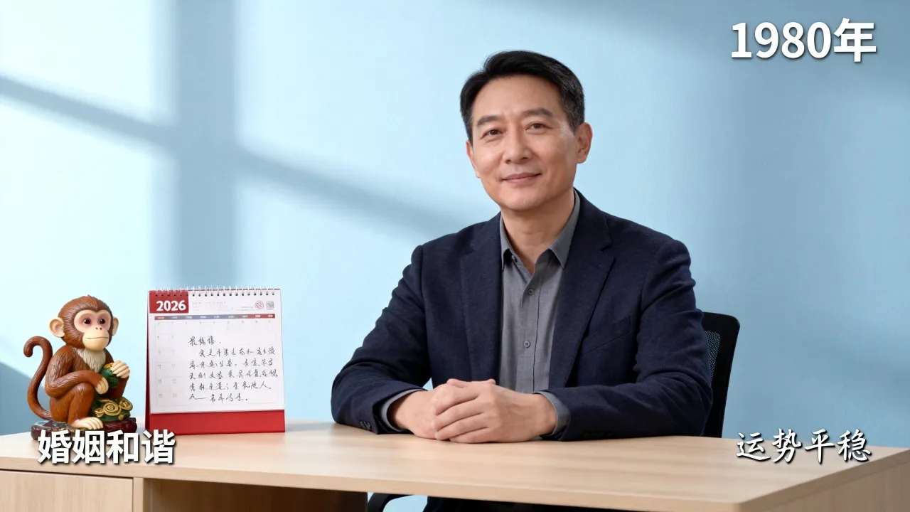 1980年属猴男2026年运势好吗,婚姻运势会幸福吗? 1980年属猴男2026年运势好吗,婚姻运势会幸福吗?