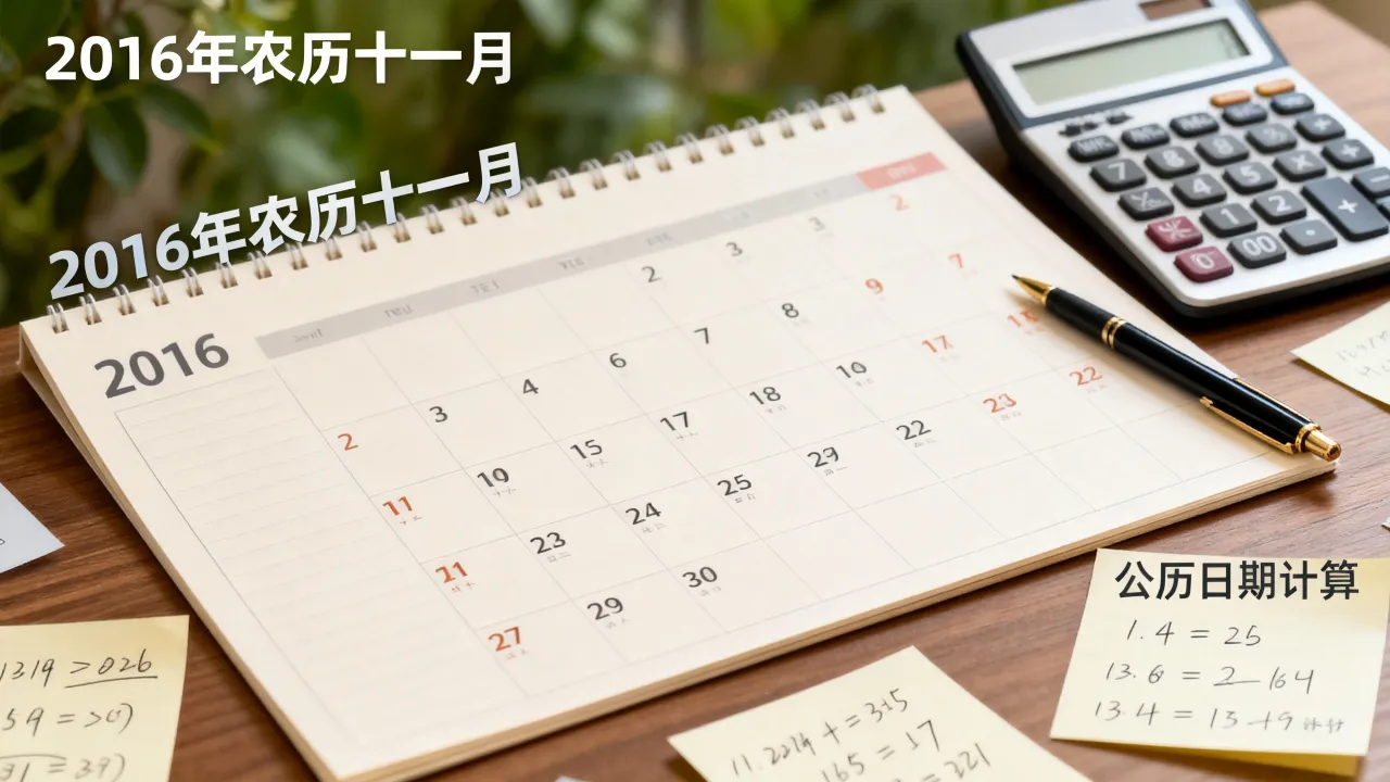 2016阴历十一月是哪一天,农历十一月对应公历日期怎么算? 2016阴历十一月是哪一天,农历十一月对应公历日期怎么算?
