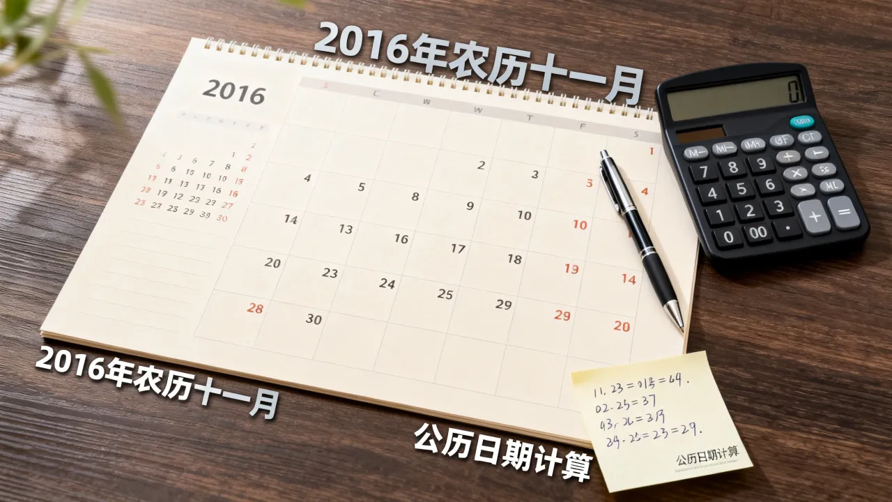 2016阴历十一月是哪一天,农历十一月对应公历日期怎么算? 2016阴历十一月是哪一天,农历十一月对应公历日期怎么算?