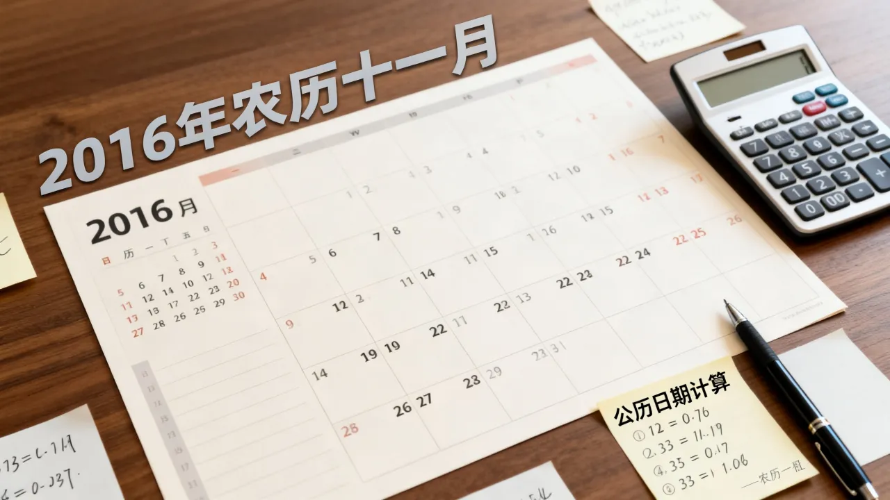 2016阴历十一月是哪一天,农历十一月对应公历日期怎么算? 2016阴历十一月是哪一天,农历十一月对应公历日期怎么算?