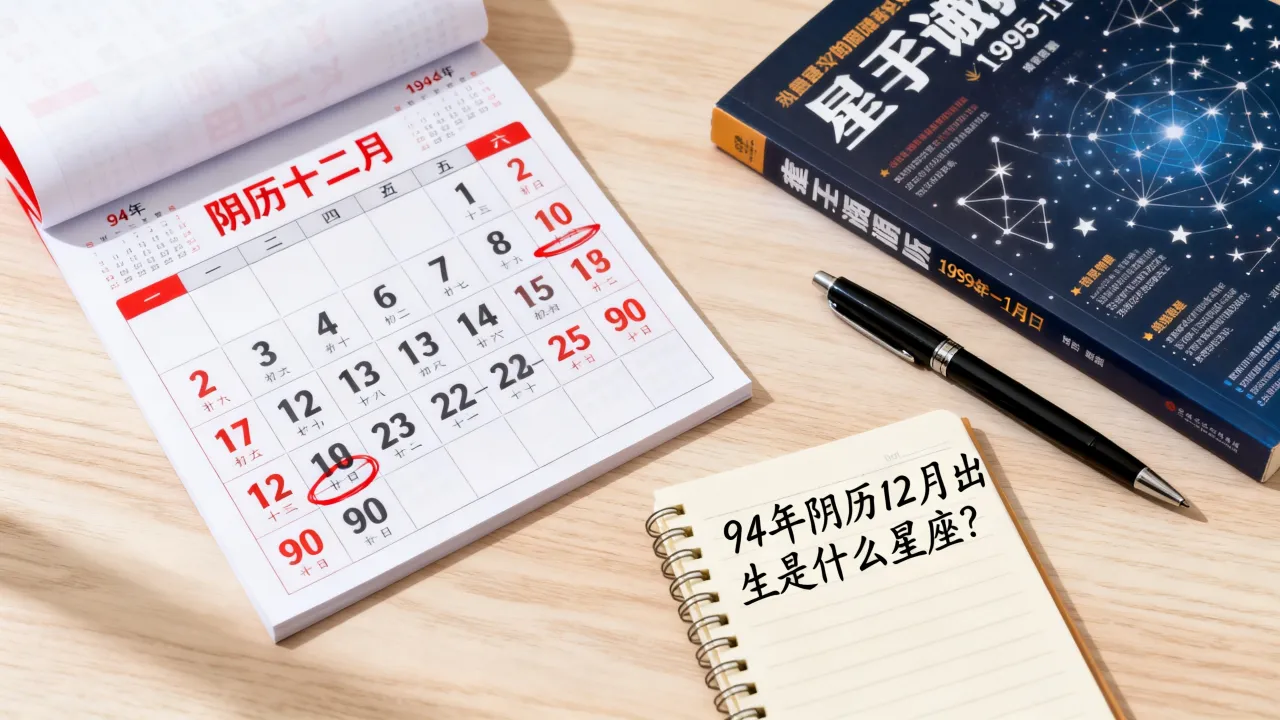 94年阴历12月出生是什么星座?阴历十二月对应阳历几号 94年阴历12月出生是什么星座?阴历十二月对应阳历几号