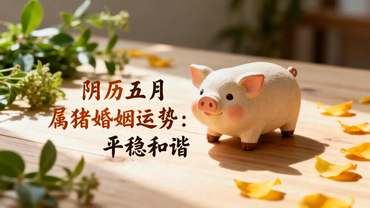 属猪阴历5月婚姻运势怎么样，农历五月属猪结婚好不好