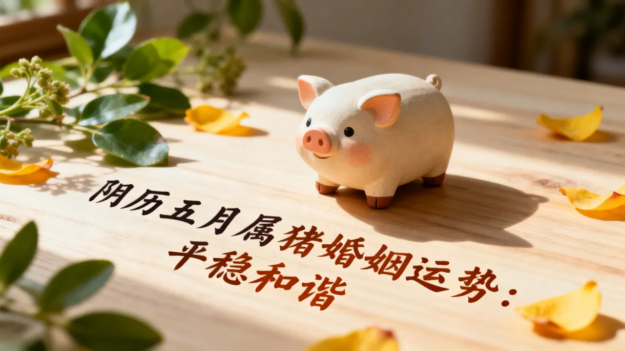 属猪阴历5月婚姻运势怎么样，农历五月属猪结婚好不好
