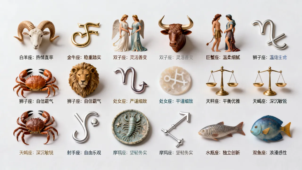 十二星座性格分析准吗，十二星座性格特点有哪些？