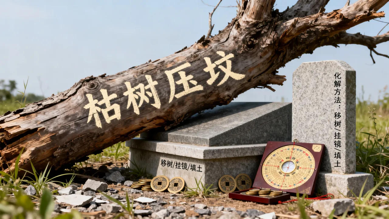 枯树压坟怎么化解吉凶,风水破解方法与讲究 枯树压坟怎么化解吉凶,风水破解方法与讲究