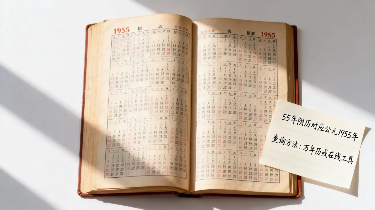 55年阴历是哪一年？，55年阴历怎么查询