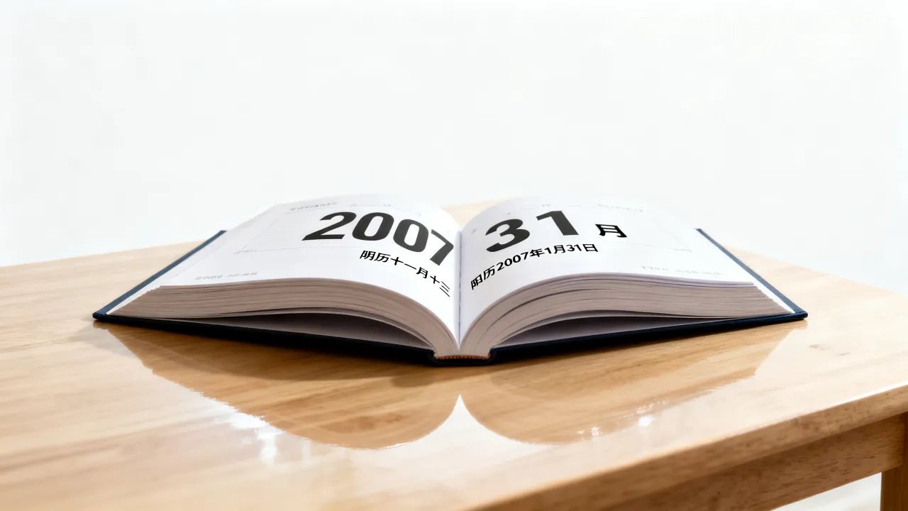 2007年1月阴历几月几号?,2007年1月阴历对应阳历哪天 2007年1月阴历几月几号?,2007年1月阴历对应阳历哪天
