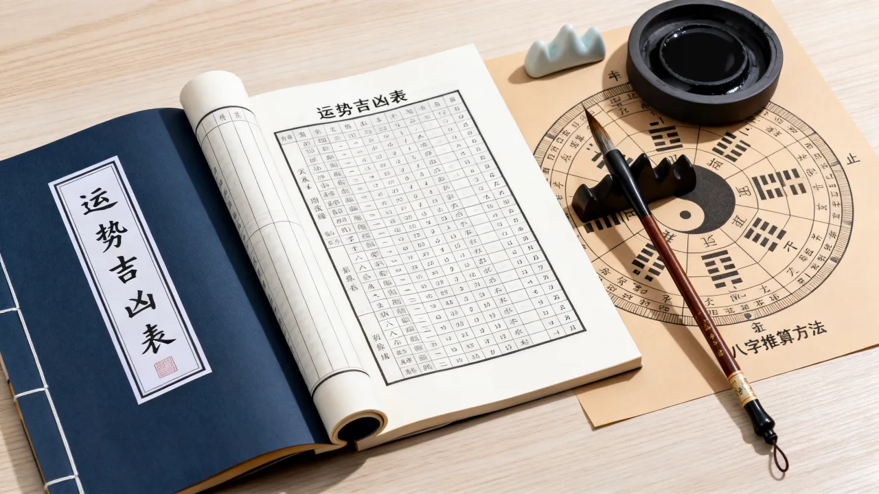 运势吉凶表怎么看准确,《周易》八字推算方法详解 运势吉凶表怎么看准确,《周易》八字推算方法详解
