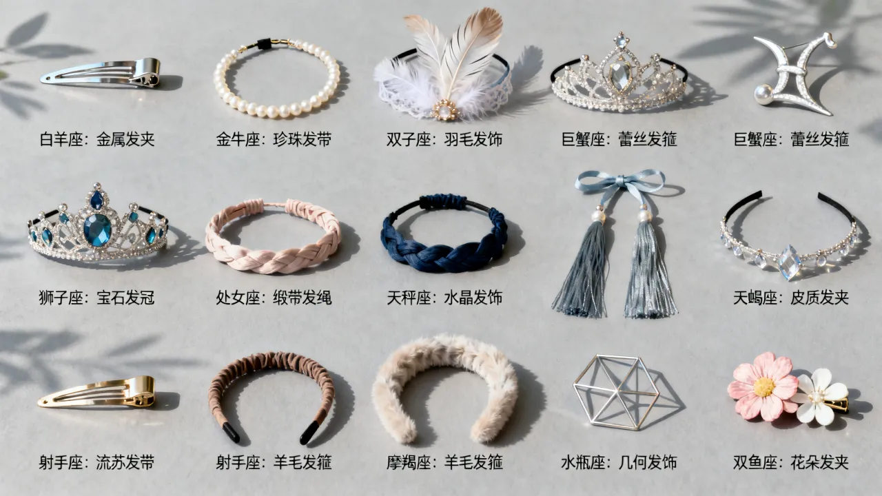 十二星座适合什么头饰?十二星座头饰怎么选最合适 十二星座适合什么头饰?十二星座头饰怎么选最合适