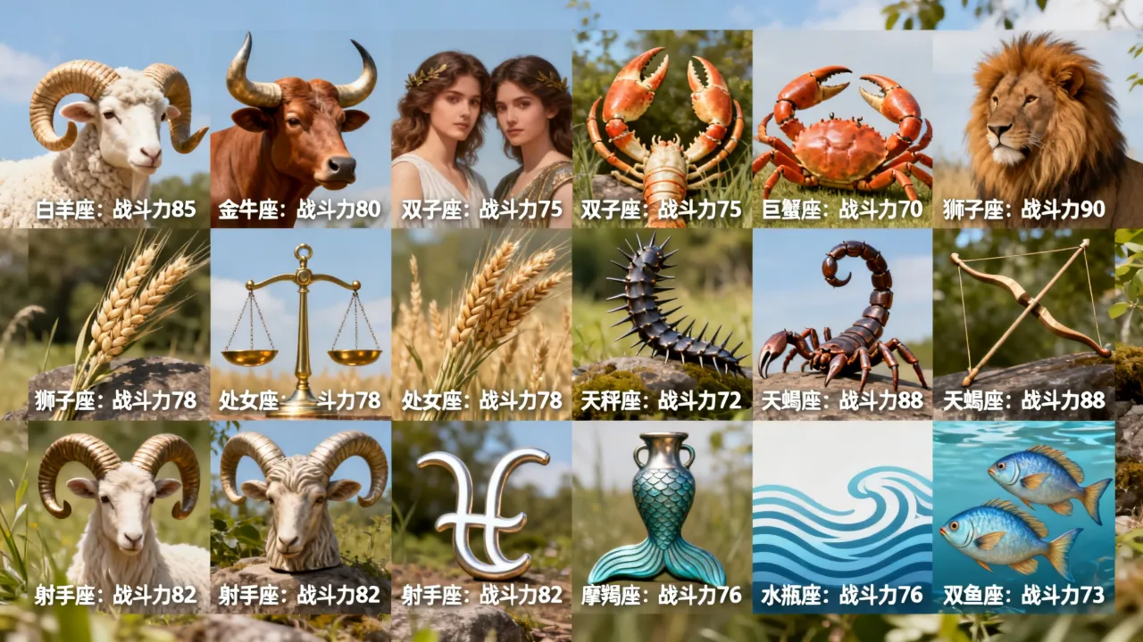 十二星座打仗谁最厉害,十二星座战斗力最强排名第一是谁 十二星座打仗谁最厉害,十二星座战斗力最强排名第一是谁