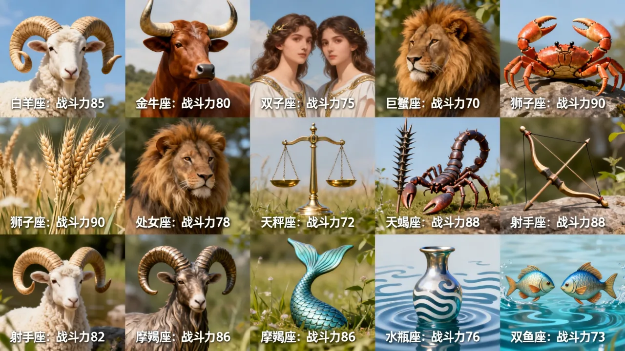 十二星座打仗谁最厉害,十二星座战斗力最强排名第一是谁 十二星座打仗谁最厉害,十二星座战斗力最强排名第一是谁