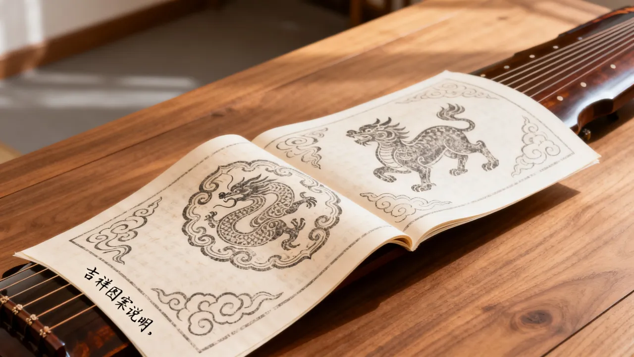 古琴谱怎么分辨吉凶,如何辨别琴谱中的吉祥图案 古琴谱怎么分辨吉凶,如何辨别琴谱中的吉祥图案