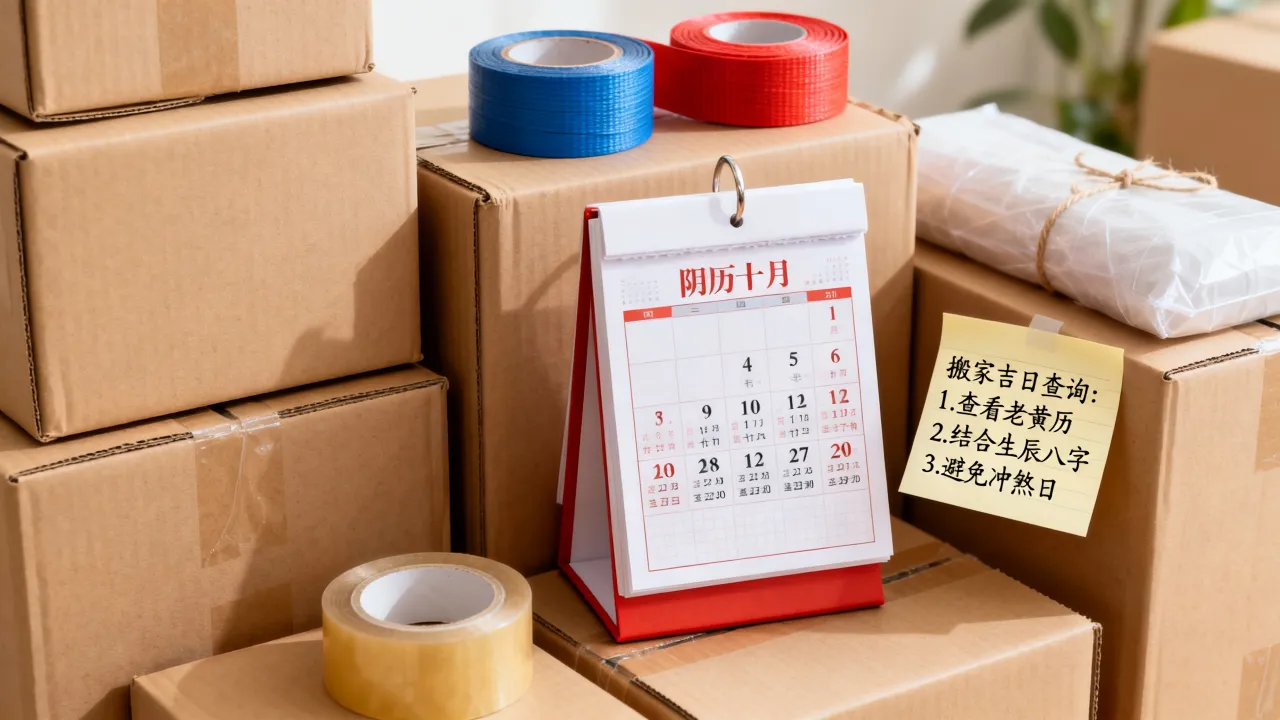 阴历十月哪天适合搬家，搬家吉日怎么查询最准确？