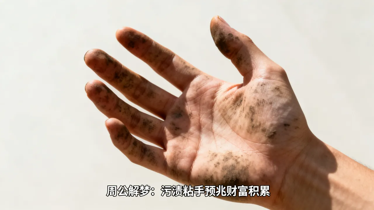 梦见手上沾了大便是啥意思，周公解梦大便粘手预兆什么