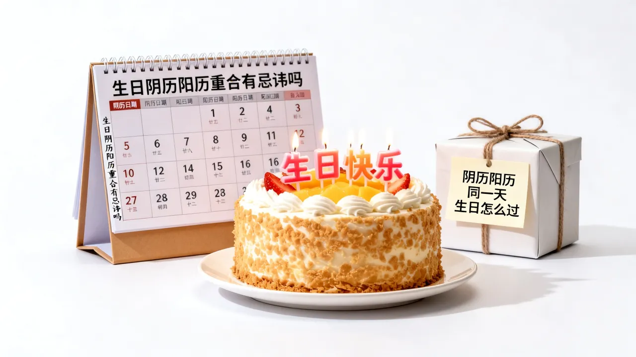 生日阴历阳历重合有忌讳吗,阴历阳历同一天生日怎么过 生日阴历阳历重合有忌讳吗,阴历阳历同一天生日怎么过