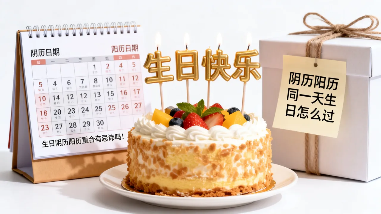 生日阴历阳历重合有忌讳吗,阴历阳历同一天生日怎么过 生日阴历阳历重合有忌讳吗,阴历阳历同一天生日怎么过